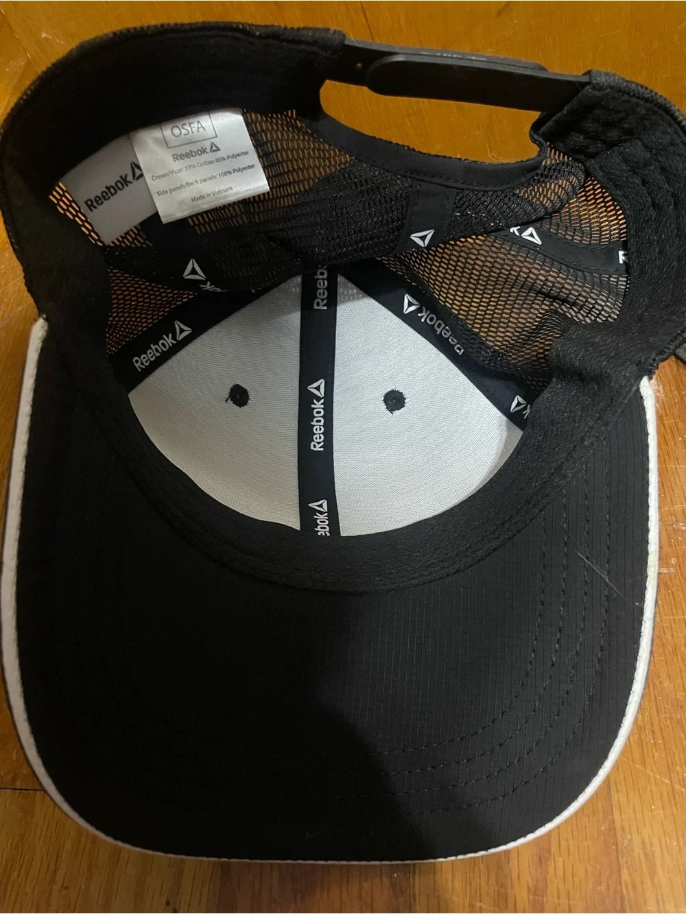 Reebok Black Snapback Cap Trio